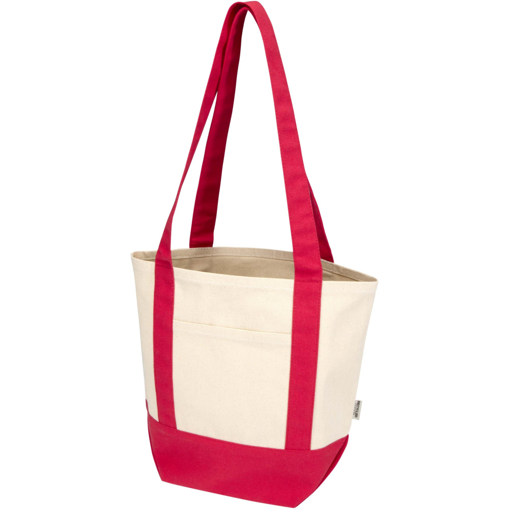 Logotrade Werbeartikel das Foto: Sam 320 g/m² Mini-Tragetasche aus GRS recycelter Baumwolle