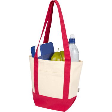 Logotrade Werbeartikel das Foto: Sam 320 g/m² Mini-Tragetasche aus GRS recycelter Baumwolle