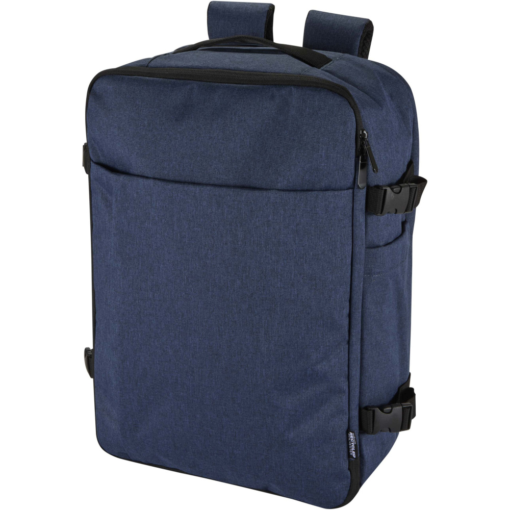 Logotrade Firmengeschenke das Foto: Libra 17" GRS recycelter Kabinenrucksack 25L