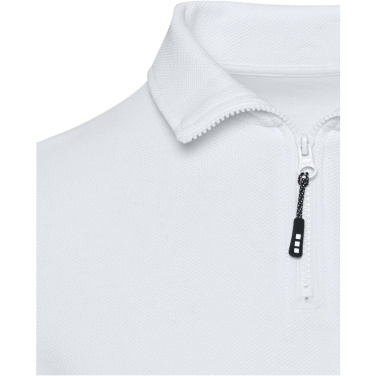 Logotrade Werbegeschenke das Foto: Zeus Langarm Poloshirt Unisex mit Reißverschluss