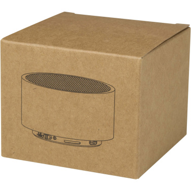 Logotrade Geschäftsgeschenke das Foto: Ankaa 3 W Bluetooth® Lautsprecher aus recyceltem Aluminium