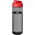H2O Active® Eco Vibe 850 ml Sportflasche mit Klappdeckel, Anthrazit / Rot
