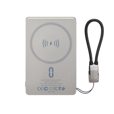 Logotrade Firmengeschenke das Foto: Powerbank Magsafe kabellos 15W VA2616 5000 mAh RIVACASE