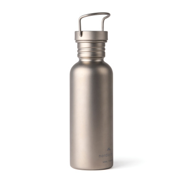 Logotrade werbemittel das Foto: Nordic Drift Trail Ultraleichte Titan-Wasserflasche 600ml