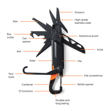 Logotrade Firmengeschenke das Foto: Nordic Drift Adventure Multitool