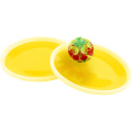 Flicka Fangballspiel, Gelb