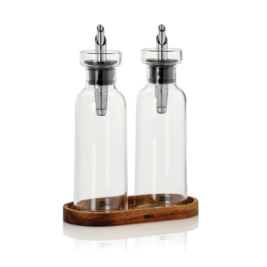 Logotrade Geschäftsgeschenke das Foto: AdHoc Menage AromaPour Öl- und Essigspender-Set 300ml
