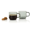 AdHoc Impact Espressotassen 70ml, 2er-Set, transparent