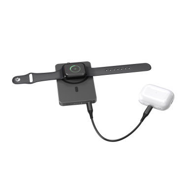 Logotrade Werbegeschenke das Foto: Urban Vitamin Marin 5.000mAh magnet. 15W Wireless Powerbank