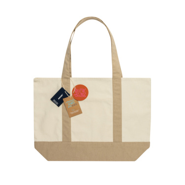 Logotrade Logogeschenke das Foto: SHOP LOCAL AWARE™ Tasche aus recycelter Baumwolle, 350g/m²