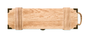 Logotrade Firmengeschenke das Foto: Weinkiste Paulownia-Holz