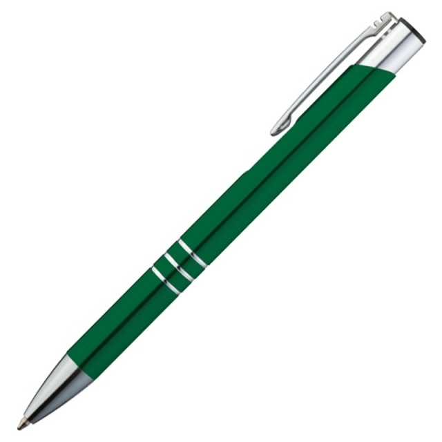 Logotrade advertising product image of: Metal ball pen 'Ascot'  color green