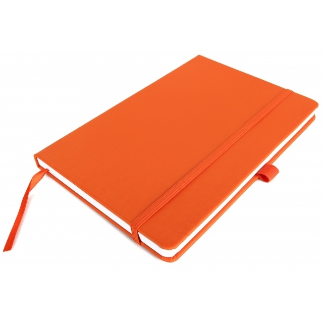 Logotrade business gift image of: A5 note book 'Kiel'  color orange