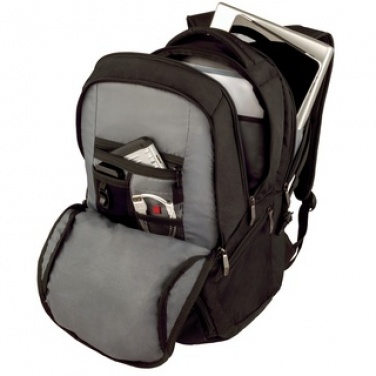 Logo trade corporate gifts picture of: TRANSIT 16` computer backpack 64014010  color black