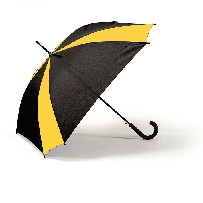 Logotrade business gifts photo of: Yellow and black umbrella Saint Tropez