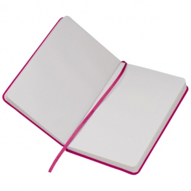 Logo trade corporate gifts picture of: Notebook A6 Lübeck, pink