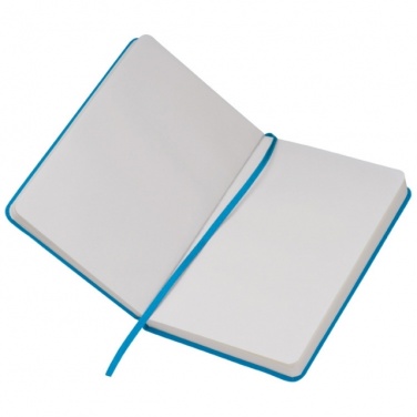 Logo trade corporate gift photo of: Notebook A6 Lübeck, teal