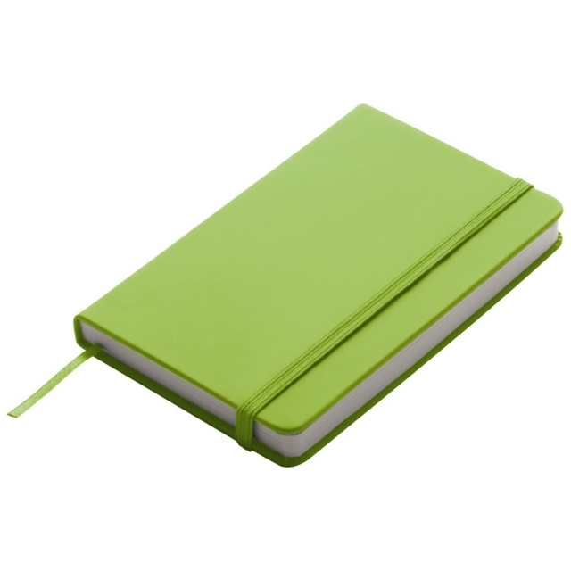 Logotrade business gift image of: Notebook A6 Lübeck, lightgreen