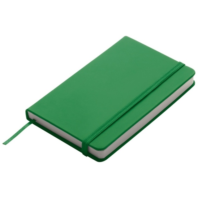 Logotrade business gifts photo of: Notebook A6 Lübeck, green