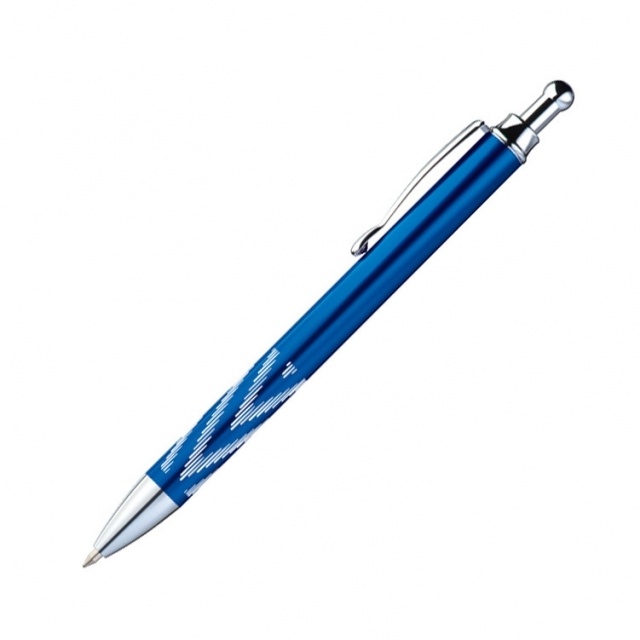 Logotrade promotional items photo of: Metal ball pen 'Kade', blue