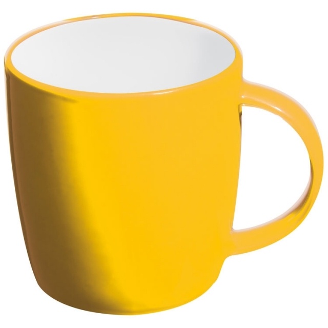 Logotrade corporate gifts photo of: Ceramic mug Martinez, yellow