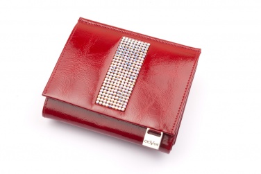 Logo trade promotional item photo of: Ladies wallet with Swarovski crystals CV 110