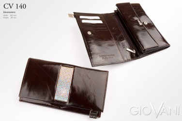 Logo trade promotional item photo of: Ladies wallet with Swarovski crystals CV 140