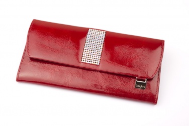 Logo trade promotional giveaway photo of: Ladies wallet with Swarovski crystals CV 160