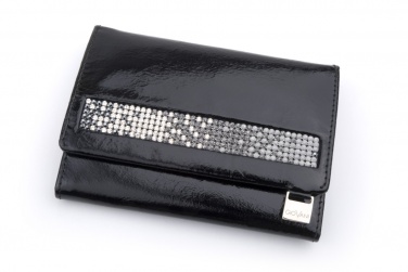 Logo trade promotional merchandise image of: Ladies wallet with Swarovski crystals DV 130