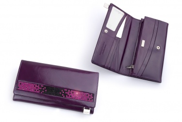 Logo trade business gift photo of: Ladies wallet with Swarovski crystals DV 150