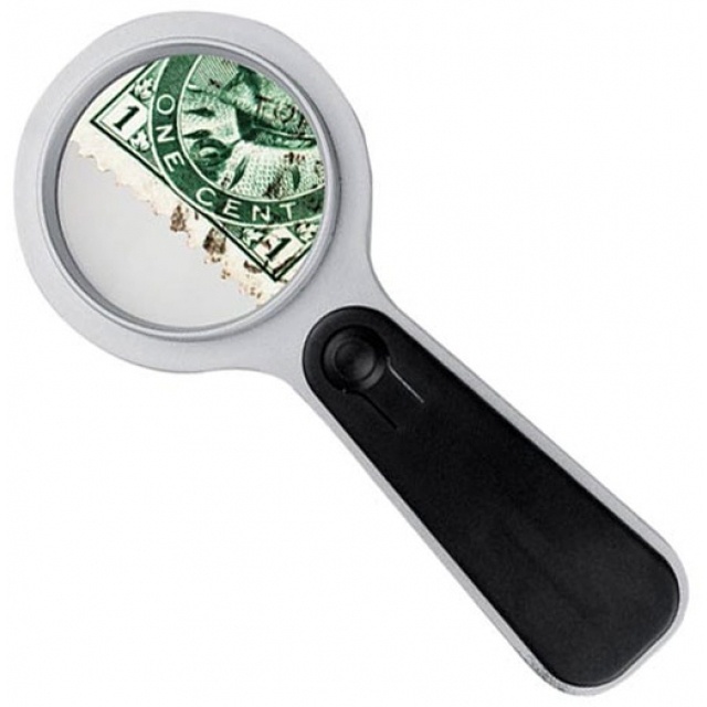 Logo trade promotional giveaway photo of: Magnifying glass 'Gloucester', black