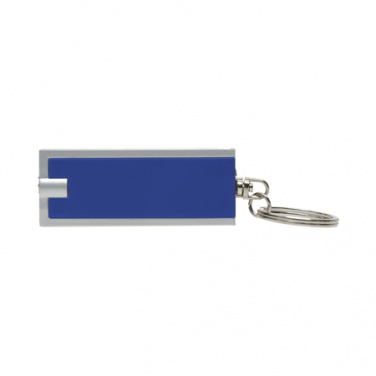 Logo trade corporate gifts picture of: Plastic key ring 'Bath'  color blue