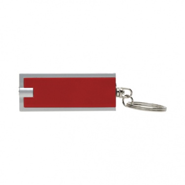 Logotrade advertising product image of: Plastic key ring 'Bath'  color red