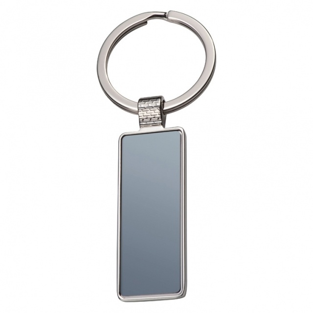 Logotrade promotional gift image of: Key ring 'Grand Haven'  color grey