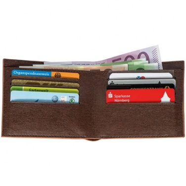 Logotrade business gift image of: Mens wallet Glendale, brown