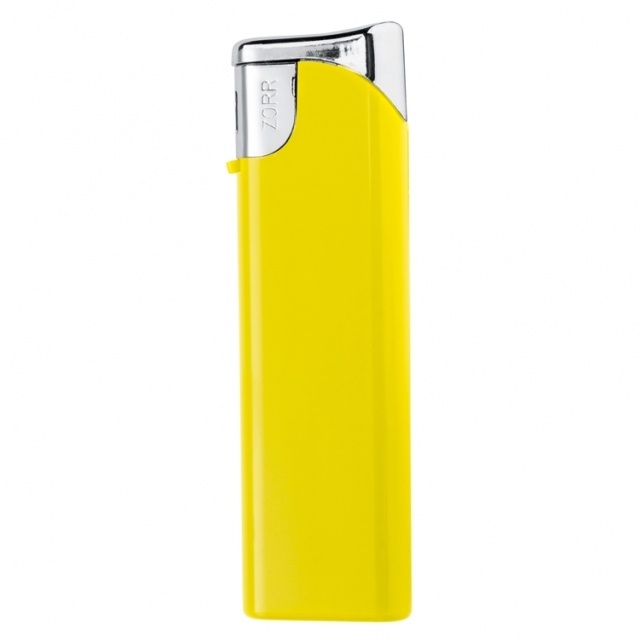 Logo trade promotional items picture of: Electronic lighter 'Knoxville'  color yellow