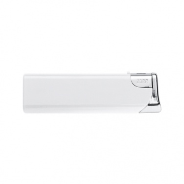 Logo trade business gift photo of: Electronic lighter 'Knoxville'  color white