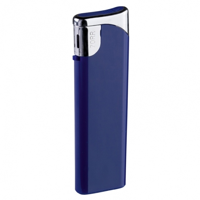 Logotrade promotional giveaway image of: Electronic lighter 'Knoxville'  color blue