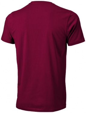 Logo trade advertising products image of: T-shirt Nanaimo burgundy