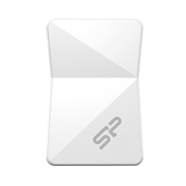 Logotrade promotional item picture of: USB stick Silicon Power 64 GB white