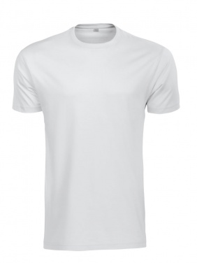 Logo trade promotional gifts image of: T-shirt Rock T white