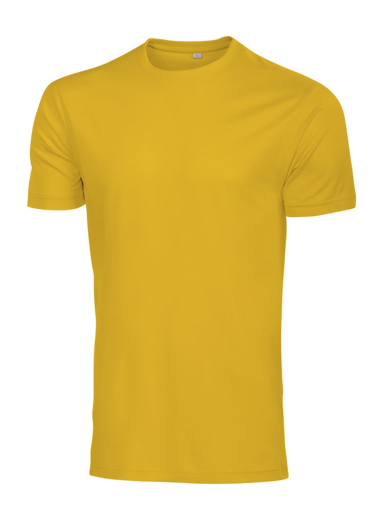 Logo trade promotional giveaways picture of: T-shirt Rock T yellow