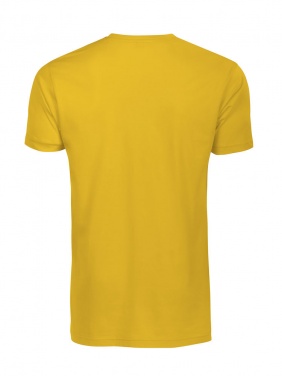 Logo trade corporate gifts image of: T-shirt Rock T yellow