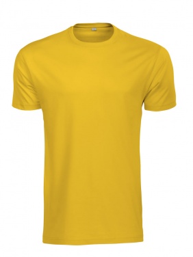 Logo trade promotional giveaway photo of: T-shirt Rock T yellow