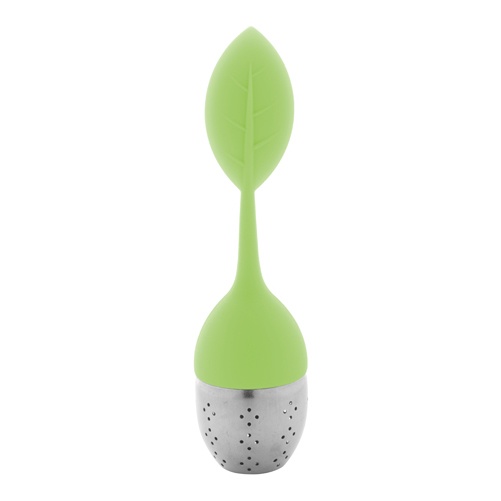 Logo trade promotional gifts picture of: Tea infuser Tea Leaf, green