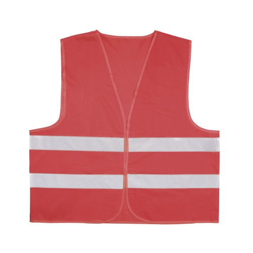 Logo trade corporate gift photo of: Visibility vest, red