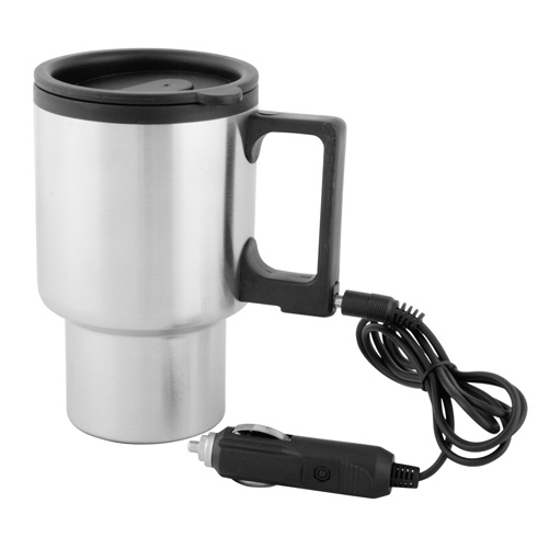 Logo trade corporate gifts picture of: heatable thermo mug AP807913 black