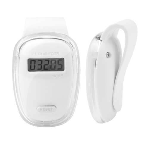 Logotrade promotional product picture of: pedometer AP741989-01 white