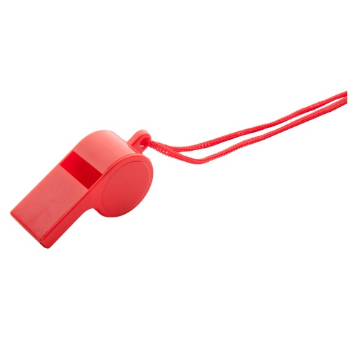 Logotrade promotional item image of: whistle AP810376-05 red