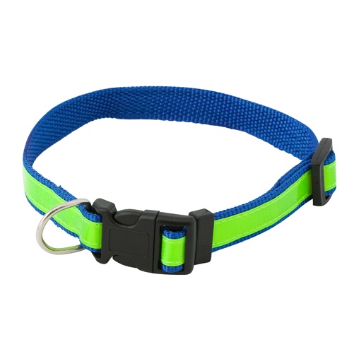 Logo trade advertising product photo of: visibility dog's collar AP731482-06 blue